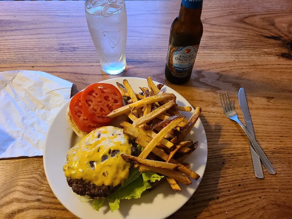 Burger and Fresh Cut Fries