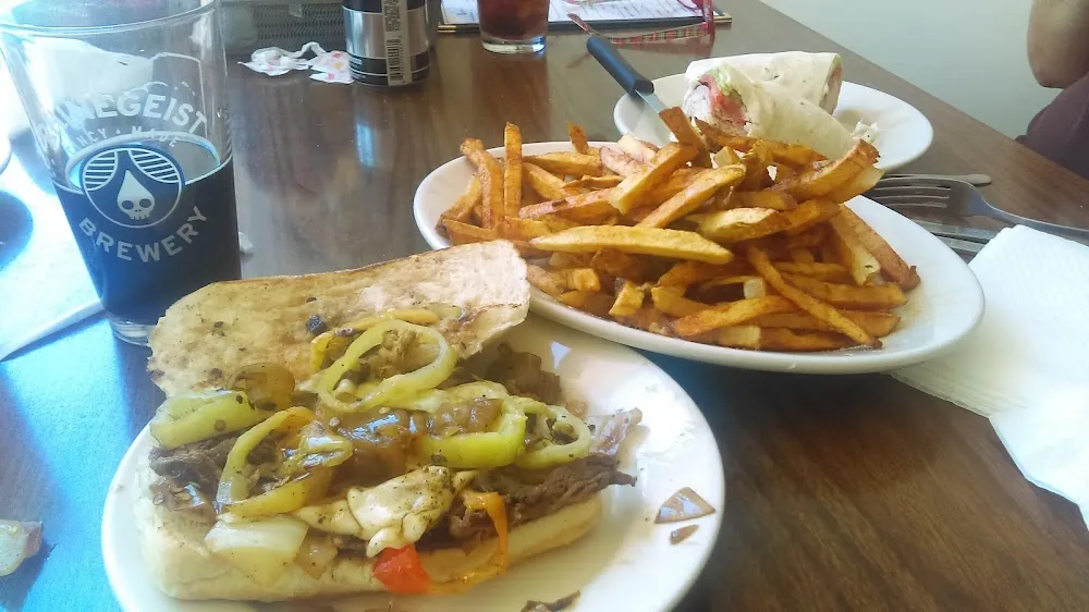 Philly Cheese Steak Made with Ribeye Steak